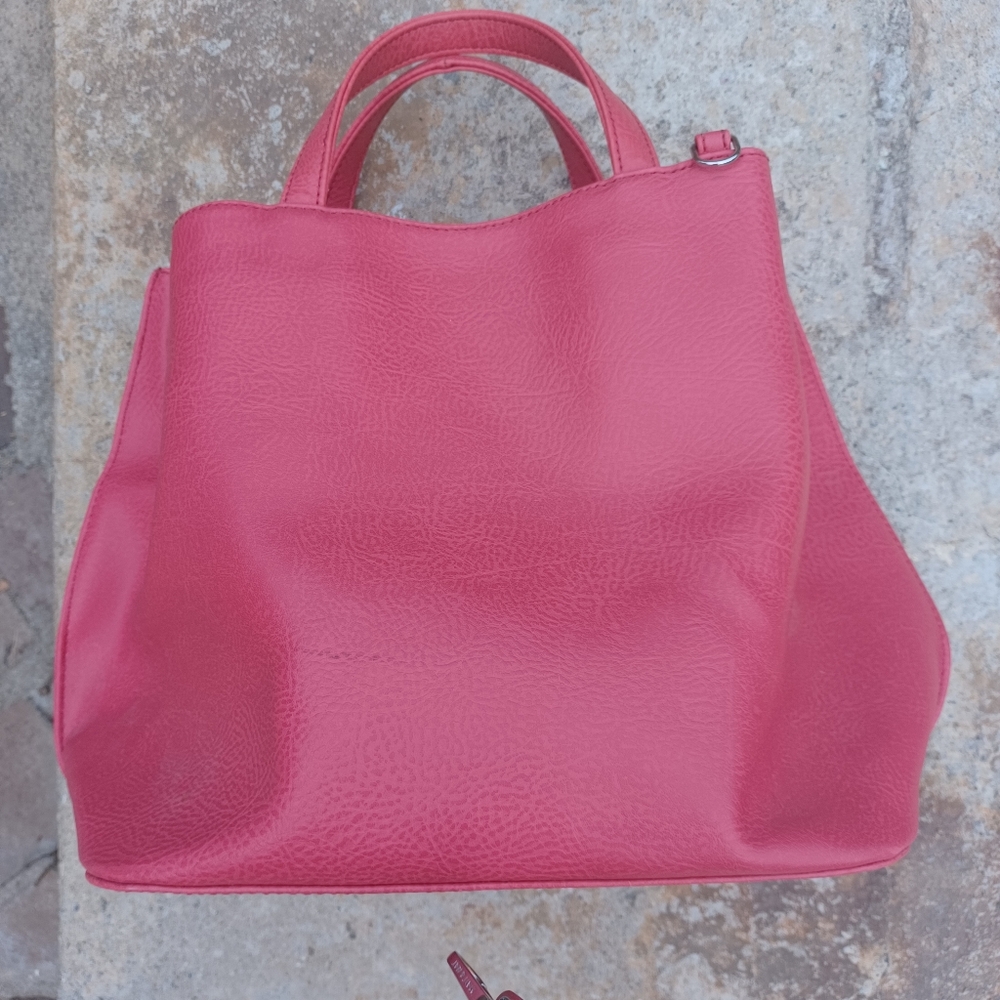 Matt & Nat Pink Women's Bag Tote Purse Barbiecore Vegan Satchel - Picture 2 of 16